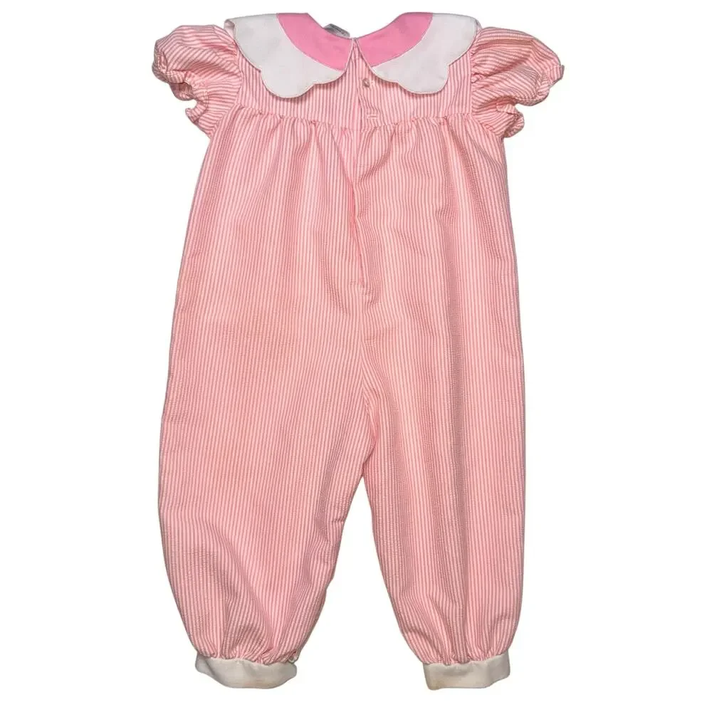 Vintage Nannette 18M romper w collar